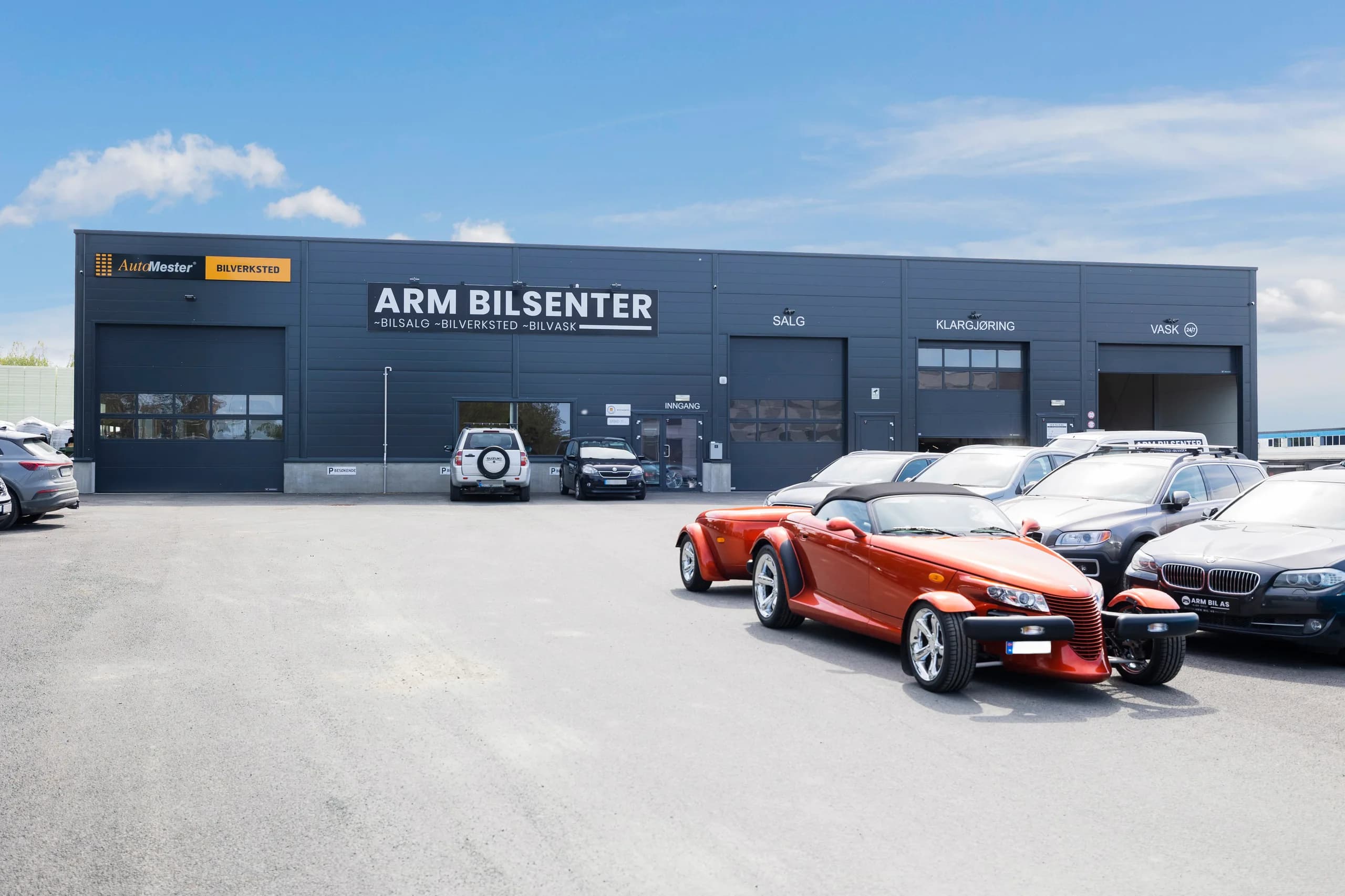 ARM Bilsenter — bilsalg, verksted, bilpleie og bilvask på Heimdal